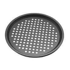 BM1076 Teglia da forno antiaderente rotonda per pizza con stampo da forno con fondo perforato (12 pollici)