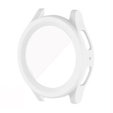 Per Samsung Galaxy Watch5 Pro 45mm PC + custodia protettiva per orologio a iniezione di carburante con pellicola temperata (bianca)