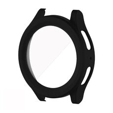 Per Samsung Galaxy Watch5 Pro 45mm PC + custodia protettiva per orologio a iniezione di carburante con pellicola temperata (nero)