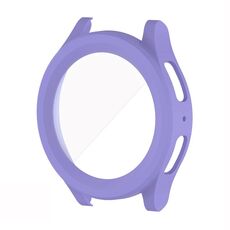 Per Samsung Galaxy Watch5 Pro 45mm PC + custodia protettiva per orologio a iniezione di carburante con pellicola temperata (viola chiaro)