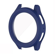 Per Samsung Galaxy Watch5 Pro 45mm PC + custodia protettiva per orologio a iniezione di carburante con pellicola temperata (blu notte)