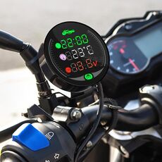 Morfayer YL-M05 4 in 1 temperatura dell'acqua modello 9-24V LED Night Vision strumento di modifica del motociclo