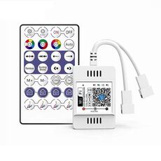 WIFI Wireless Symphony Light Bar Music Smart APP 2.4G Controller, Specifica: Doppia testa