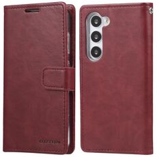Per Samsung Galaxy S23 5G GOOSPERY BLUE MOON Custodia per telefono in pelle Crazy Horse Texture (vino rosso)