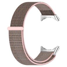 Per Google Pixel Watch Cinturino per orologio in nylon con testa in metallo (polvere di sabbia)