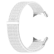 Per Google Pixel Watch Cinturino per orologio in nylon con testa in metallo (bianco)
