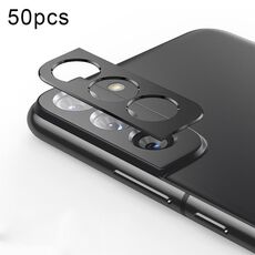 Per Samsung Galaxy S22 / S22 + 5G 50pcs Pellicola in vetro temperato per obiettivo della fotocamera posteriore integrata (nero)