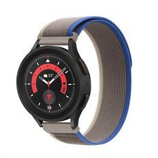 Per Garmin Forerunner 255S / Venu 2S Cinturino per orologio in nylon con anello universale da 18 mm (blu)