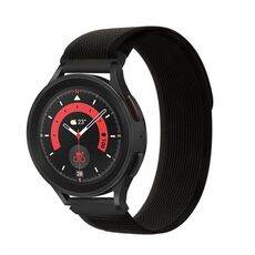 Per Garmin Forerunner 255/745 cinturino in nylon con cinturino (nero)
