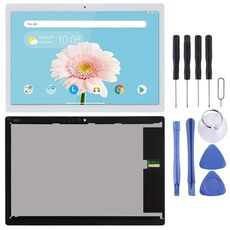 Schermo LCD per Lenovo Smart Tab M10 FHD REL TB-X605 TB-X605LC TB-X605FC con digitalizzatore assemblaggio completo (bianco)