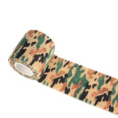 5 bende autoadesive non tessute in nastro mimetico per esterni 4,5 m x 5 cm (Desert Camouflage n. 10)