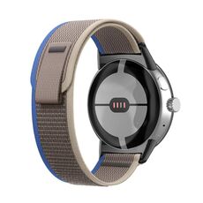 Per Google Pixel Watch Loop Black Connector Cinturino in nylon (blu)