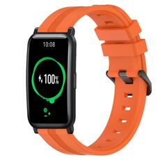 For Honor Watch ES Cinturino Slicone a strisce concave da 20 mm (arancione)