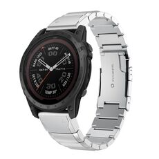 Per Garmin Tactix 7 26mm cinturino in acciaio inossidabile con guscio di tartaruga (nastro)