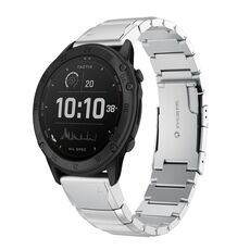 Per Garmin Tactix Delta 26mm cinturino in acciaio inossidabile con guscio di tartaruga (nastro)
