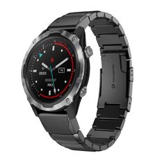 Per Garmin Descent MK 2 26mm Cinturino in acciaio inossidabile con guscio di tartaruga (nero)