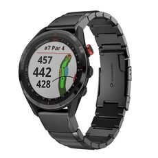 Per Garmin Approach S62 22mm Cinturino in acciaio inossidabile con guscio di tartaruga (nero)
