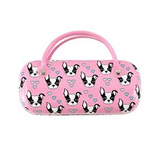 T2911 Scatola per occhiali per bambini portatile anti-stress simpatico cartone animato (rosa)