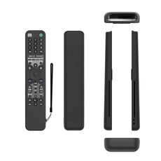Custodia protettiva in silicone anticaduta per telecomando Y46 per Sony RMF-TX600C/P/U/E 500U/E (nero)