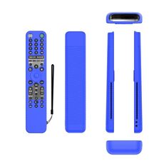 Custodia protettiva in silicone anticaduta per telecomando Y46 per Sony RMF-TX600C/P/U/E 500U/E (blu)
