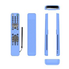 Custodia protettiva in silicone anticaduta per telecomando Y46 per Sony RMF-TX600C/P/U/E 500U/E (blu luminoso)