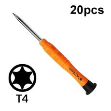 20pcs mini cacciavite antiscivolo strumenti di manutenzione per lo smontaggio del telefono cellulare, serie: T4