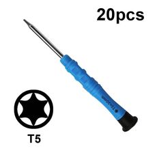 20pcs mini cacciavite antiscivolo strumenti di manutenzione per lo smontaggio del telefono cellulare, serie: T5
