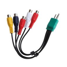 per Samsung 3.5 + 2.5 a 5RCA Cavo segnale componente cavo AV TV LCD a doppia testa