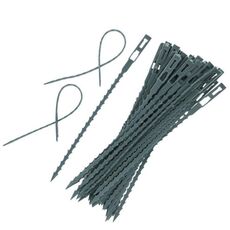 Fascette multiuso per piante da giardino a lisca di pesce, lunghezza: 23 cm/50 pezzi