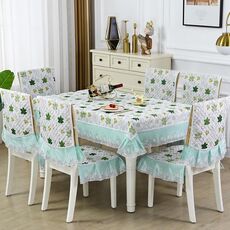 Copertura antiscivolo per tavolo da pranzo/sedia per la casa, dimensioni: tovaglie 130x180 cm (verde foglia d'acero)