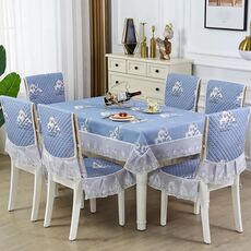 Copertura antiscivolo per tavolo da pranzo/sedia per la casa, dimensioni: tovaglie 150x200 cm (elefante africano grigio)