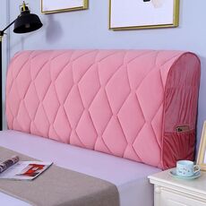 Copriletto protettivo in tessuto spesso trapuntato anticollisione all-inclusive, dimensioni: 60x180 cm (rosa velluto olandese)