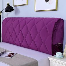 Copriletto protettivo in tessuto spesso trapuntato anti-collisione all-inclusive, dimensioni: 60x220 cm (Dutch Velvet Purple)