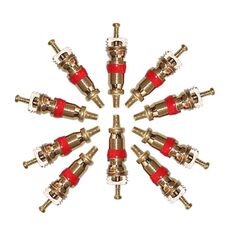 100pcs nucleo valvola gas ago pneumatici per auto valvola di scarico pneumatico universale per vuoto (rame puro)
