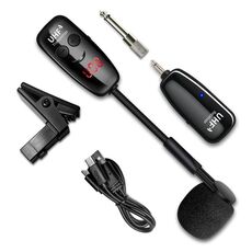 Pickup per microfono wireless per prestazioni all'aperto per sassofono (nero)