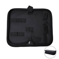 Pacchetto portaoggetti con cerniera Borsa porta attrezzi multifunzione portatile, stile: pelle F + tela
