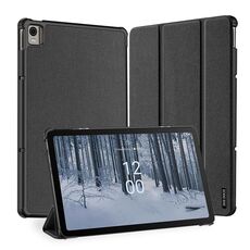 Per Nokia T21 DUX DUCIS Domo Series Custodia per tablet in pelle con vibrazione magnetica (nero)
