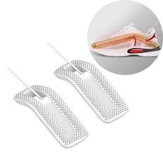USB Scarpe Stivali Asciugatrice Riscaldamento elettrico Disinfezione Sterilizzazione Dispositivo di asciugatura(Bianco)