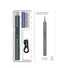 Mini set di cacciaviti elettrici ricaricabili 11 in 1 con illuminazione a 3 LED