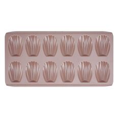 BM1067 Stampo per torta antiaderente a forma di conchiglia Stampo per teglia per biscotti da cucina, Specifica: Addensare rosa