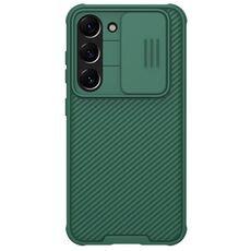 Per Samsung Galaxy S23 5G NILLKIN Black Mirror Pro Series Custodia per telefono Camshield (verde)