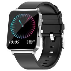KS03 Smart Watch con schermo a colori da 1,72 pollici, supporto monitoraggio della frequenza cardiaca / monitoraggio della pressione sanguigna (argento)