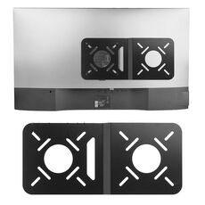 Monitor del computer Staffa di connessione VESA Router Tablet Staffa fissa (nero)