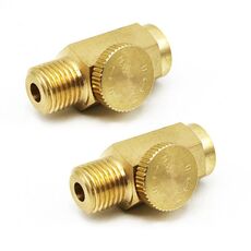 2pcs valvola del flusso d'aria interruttore di controllo della velocità dell'utensile pneumatico testa del regolatore della pressione dell'aria (come mostrato)