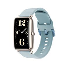 Per cinturino in silicone con fibbia a colori Huawei Band 6 (azzurro)