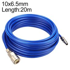 Tubo pneumatico in poliuretano flessibile ad alta pressione LAIZE con connettore, specifica: 10x6,5 mm, 20 m