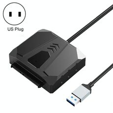 ORICO UTS2 USB 3.0 adattatore HDD SATA da 2,5 pollici con adattatore di alimentazione 12V 2A, lunghezza cavo: 0,5 m (spina USA)