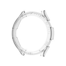 Per Samsung Galaxy Watch 5 40mm Custodia per PC con copertura a metà con scala (trasparente)