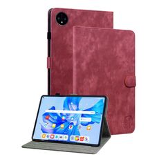 Per Huawei MatePad Pro 11 2022 Custodia per tablet in pelle con motivo tigre (rosso)
