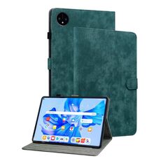 Per Huawei MatePad Pro 11 2022 Custodia per tablet in pelle con motivo a tigre (verde scuro)